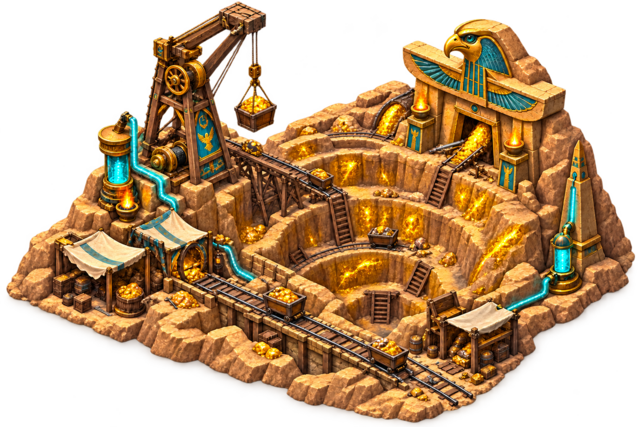 The Gold Mine introduced in Alpha 1.3