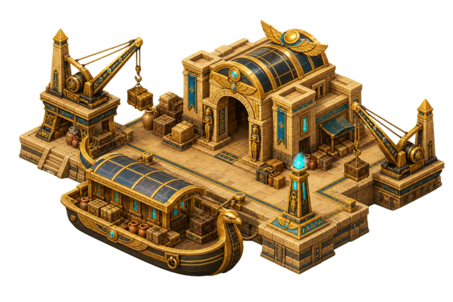Trade Port in a Phratek village