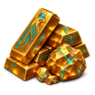 A solar-forged Gold ingot